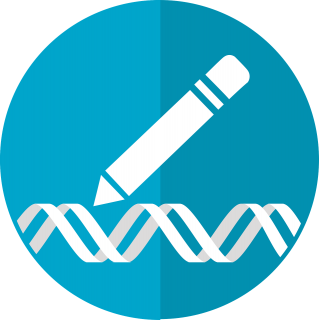 Logo symbolizing CRISPR-cas gene editing