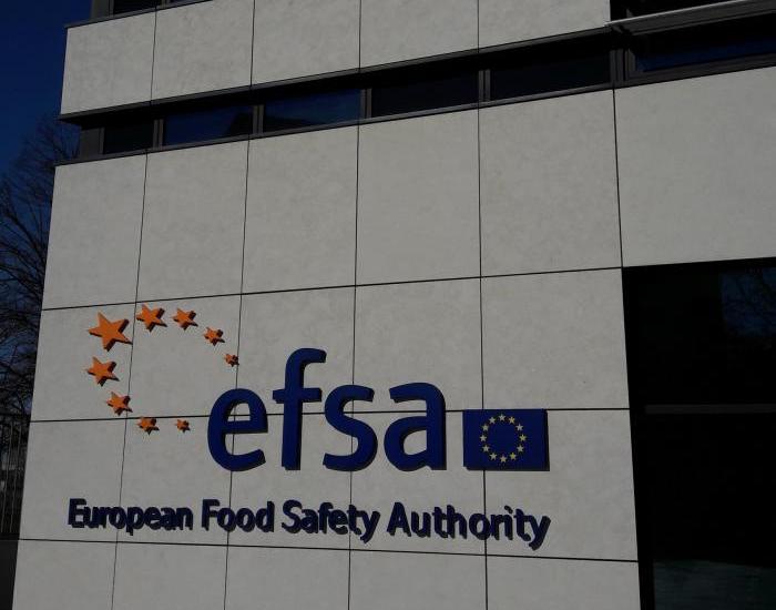 Detail of EFSA building in Parma, Italy