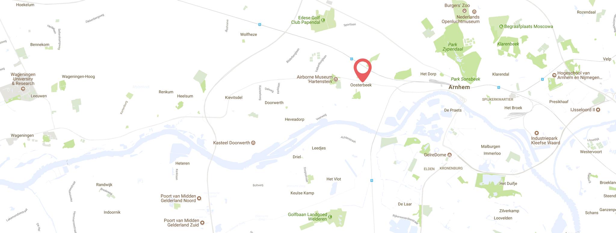 Oosterbeek on the map